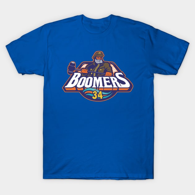 Nellis Boomers T-Shirt by ClayGrahamArt